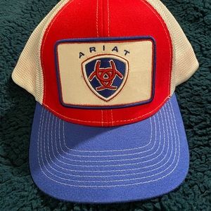 Ariat Red & Blue Hat